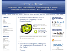Tablet Screenshot of everylifesecure.com